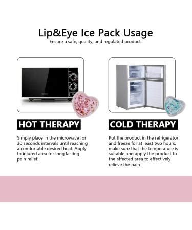 Reusable Gel Eye Ice Pack Hot Cold Treatment For Eye Strain Puffy Eyes Dark Circles Fine