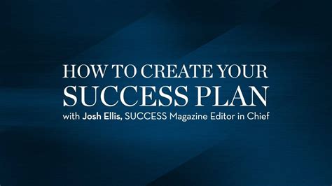 How to Create Your Success Plan - SUCCESS+