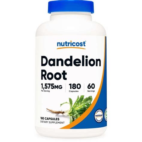 Dandelion Root Capsules Boost Well Being 180 Ct Frys Food Stores