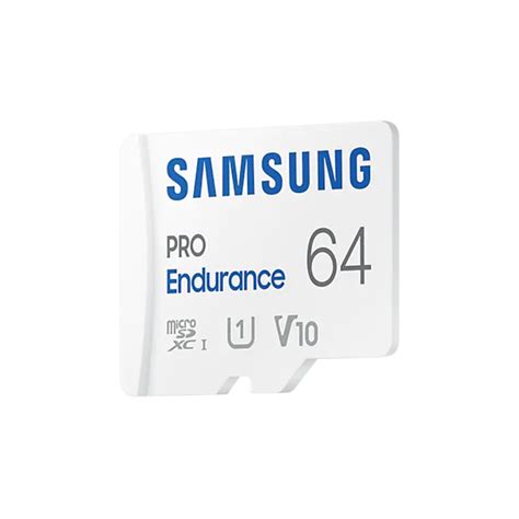 SAMSUNG Memóriakártya, PRO Endurance microSD kártya 64GB, CLASS 10, UHS ...