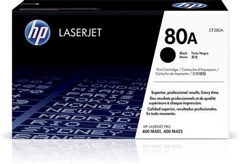 HP CF280A 80A Original LaserJet Toner Cartridge Black Single Pack