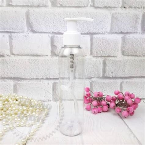 Бутылочка с дозатором (пластик), 150 мл. Косметическая тара.