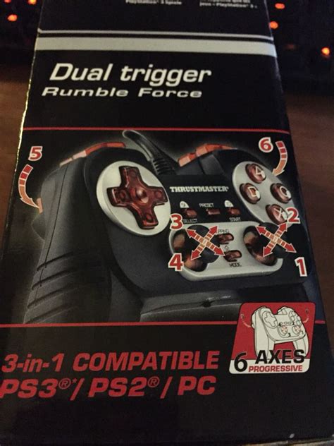 Thrustmaster Dual Trigger Rumble Force, Video Gaming, Video Game ...