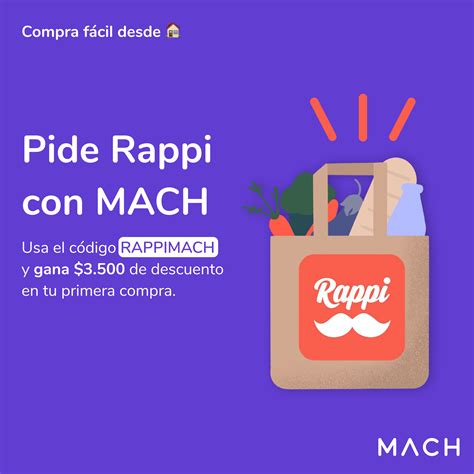 MACH - Pide Rappi y ¡gana pagando con MACH! 🏠🍔 Descarga...