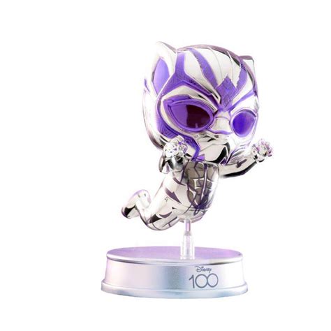 Hot Toys Cosbaby Disney 100th Marvel Black Panther Metallic Kitsune Relics