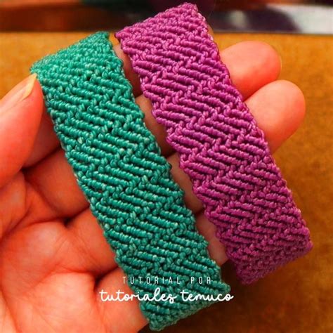 Diy Macrame Easy And Wide Bracelet Step By Step Artofit