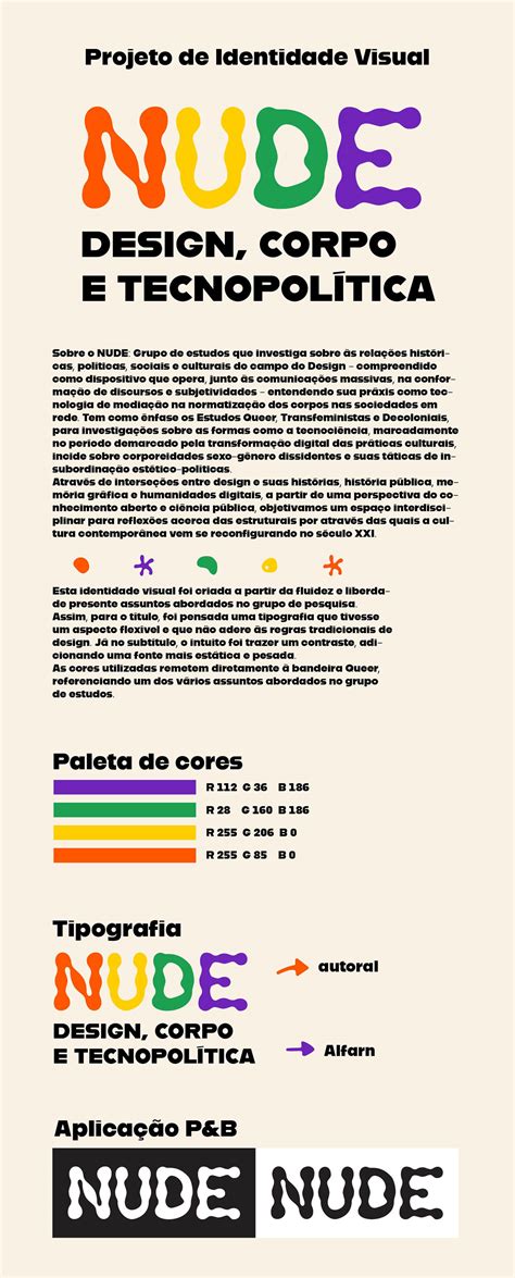 Identidade Visual Nude Behance