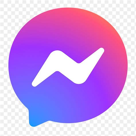 facebook messenger png social media  icons sticker rawpixel