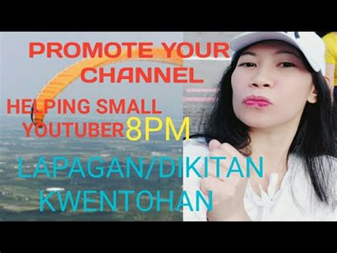 Live Dikitan Lapagan Barteran Promote You Channel Youtube