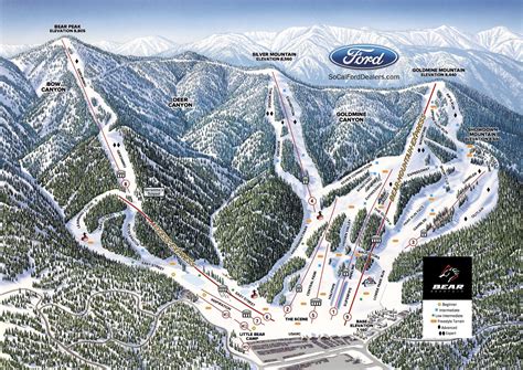Big Bear Mountain Ski Map