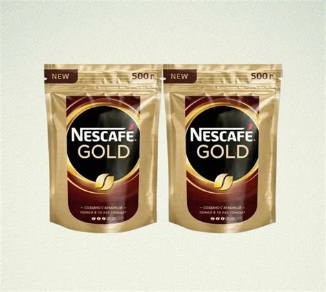 Кофе Nescafe Gold растворимый , 500 г 2шт - купить с доставкой по ...