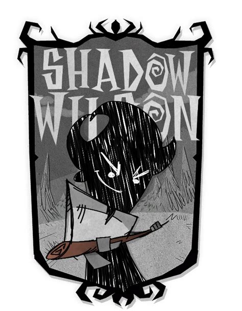 Shadow Wilson Potrait Rdontstarve