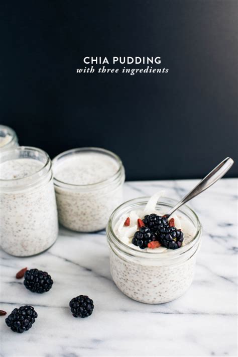 Three Ingredient Chia Pudding Say Yes