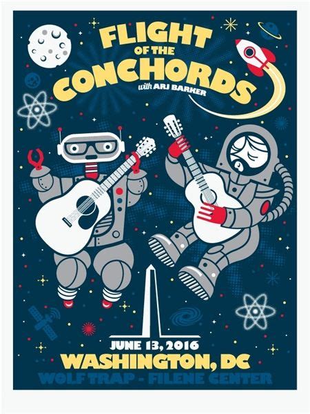 flight   conchords concert poster  don pendleton flight
