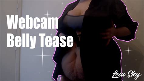 Sultry BBW Webcam Belly Tease Jiggly Fat Tummy Fetish Cyber Seduction P MP Fetish