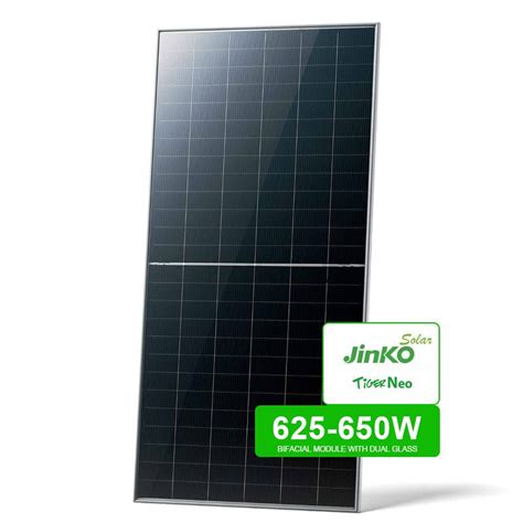 Jinko Tiger Neo N Type Mono Panel Solar 625W 650W N Type Bifacial