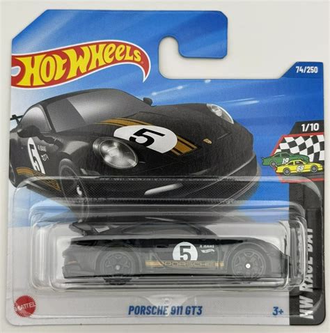 Hot Wheels 2025 Tekli Araba Porsche 911 GT3 Siyah 1 10