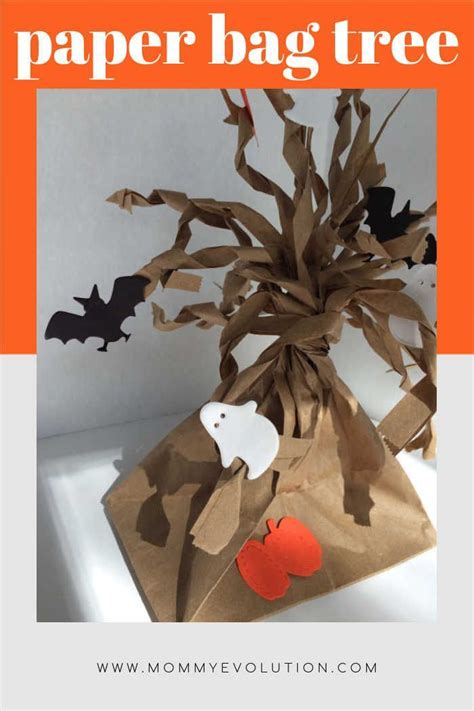 Spooky Paper Bag Tree | Halloween activities for kids, Halloween ...