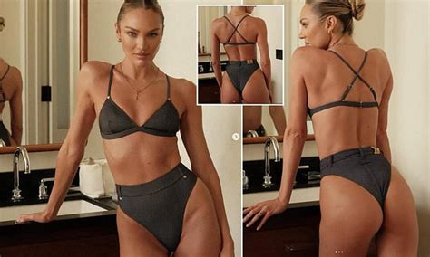 Victoria S Secret Model Candice Swanepoel Shocks Fans With Very Cheeky Thong Bikini Post Daily