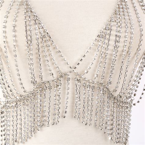 Y Rhinestone Lingerie Rhinestone Bra Straps Rhinestone Panties Rhinestone Garter Belt