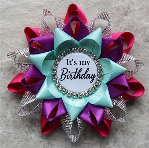 Its My Birthday Pin Birthday Ts For Her Birthday T Etsy