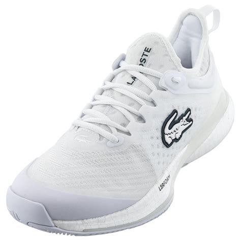 brandclub lacoste mens ag lt lite tennis shoes white