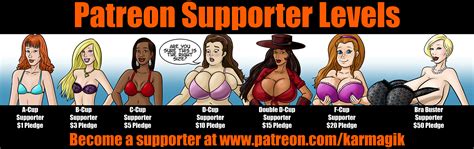 Patreon Supporter Levels By Karmagik Hentai Foundry