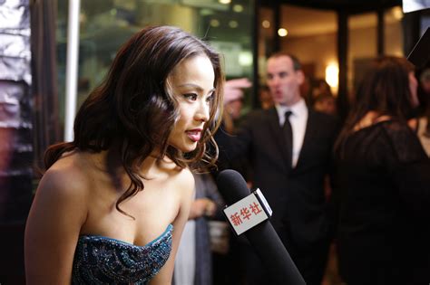 Jamie Chung Cleavy Wearing A Tube Dress At The Eden Premiere In LA Porn Pictures XXX Photos