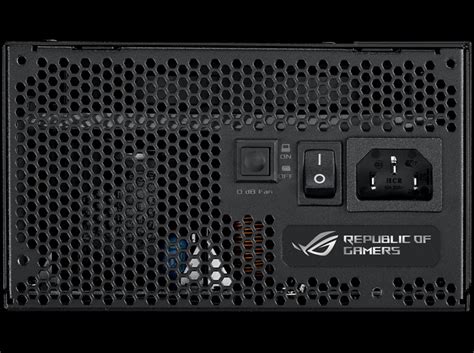 Блок питания ASUS ROG Strix 1000W Gold имеет полностью модульную ...