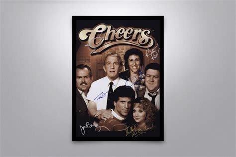 cheers signed poster