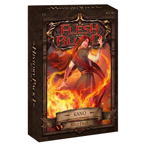 Gra Karciana Flesh Blood Tcg History Pack Kano Deck Legend Story