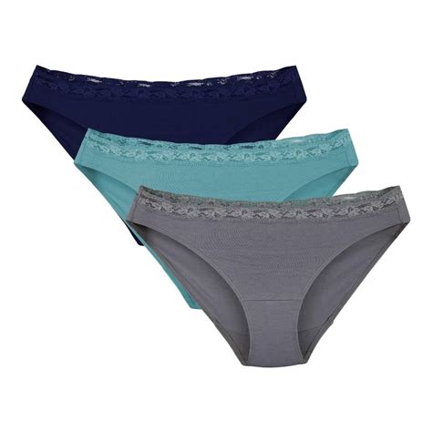 Bikini Fruit Of The Loom Para Mujer Multicolor Cotton Stretch Paquete Con Piezas Talla