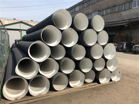 Гофрированная труба SN8 315/271 6м с раструбом