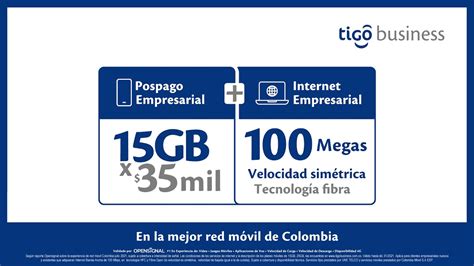 Pásate a Tigo Business con plan pospago e internet fijo con velocidad