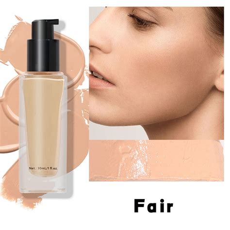 Zttd Foundation Makeup Liquid Foundation Full Coverage Mattle Oil