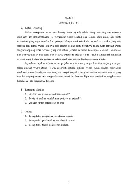 Jelaskan Periodisasi Dalam Sejarah 10