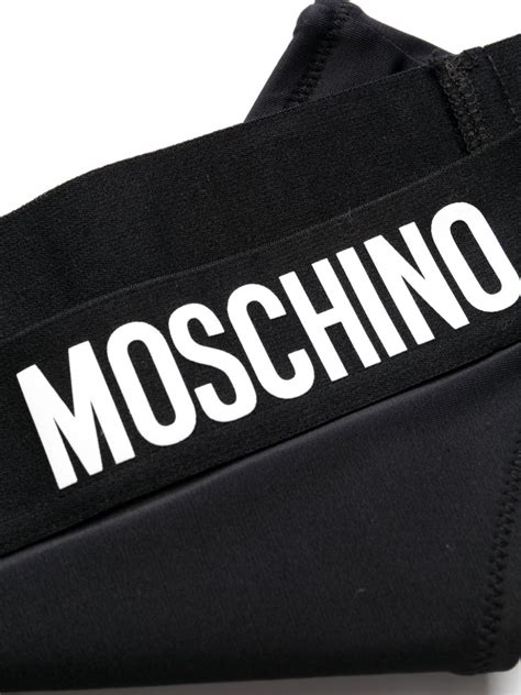 Moschino Logo Tape Bikini Bottoms Farfetch