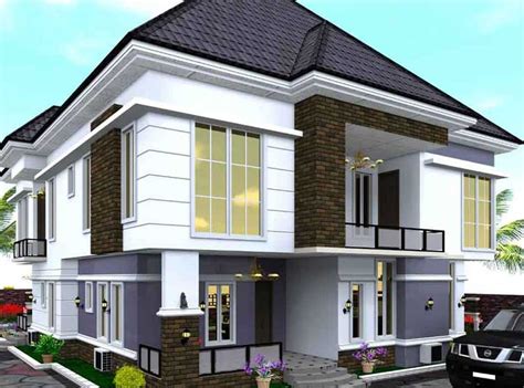 contemporary  bedroom duplex house design  pentfloor