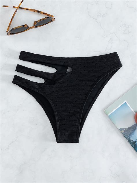Cut Out Bikini Bottom Shein Usa