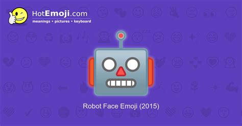 🤖 Robot Face Emoji Meaning with Pictures: from A to Z