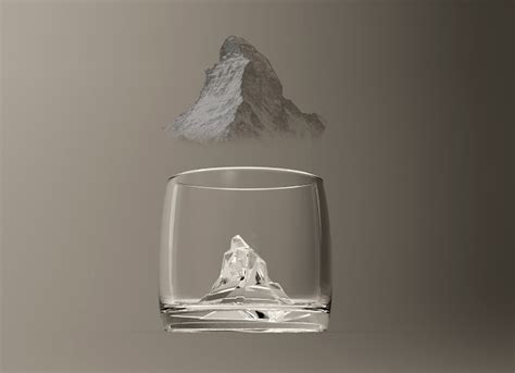 Tale: On the rocks glass for the best gift, Mountain Glass