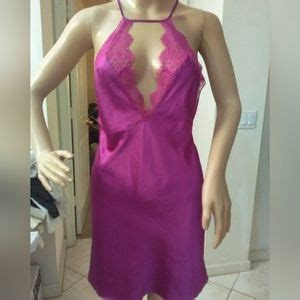 Victoria S Secret Intimates Sleepwear Bnwot Victoria Secret Lingerie Hot Pink Szs Slip
