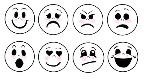 Expressões Faciais Para Imprimir - Expressoes Faciais Para Imprimir - BRAINCP