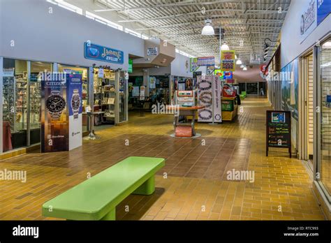 The Interior Of Marystown Mall A Small Local Shopping Mall In