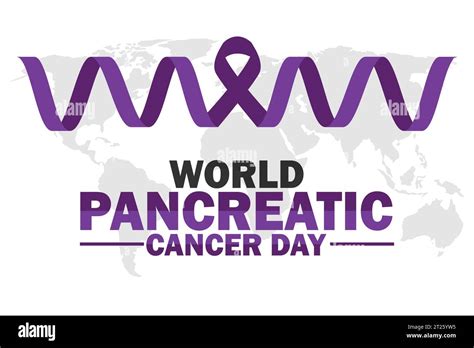 World Pancreatic Cancer Day Vector Illustration Suitable For Greeting