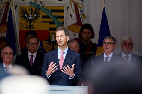 The Hereditary Prince And Princess Of Liechtenstein Celebrate National