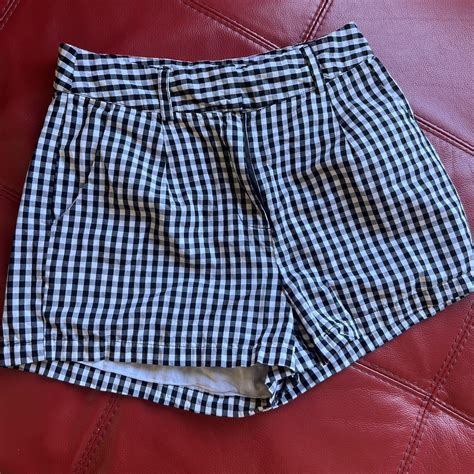 Factorie Size 6 Shorts Black And White Stripes Depop