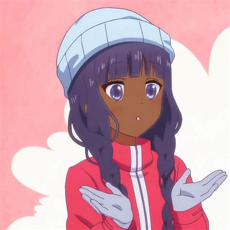 Pin By Sun Babe On Edit Utopia Black Cartoon Characters Black Anime Characters Friend Anime