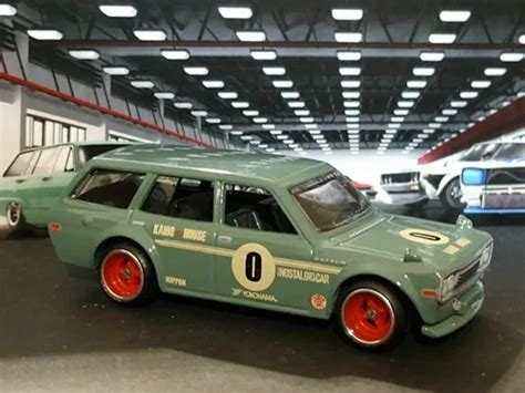 Datsun Wagon Nissan Diorama Hot Wheels Premium Suelto Env O Gratis