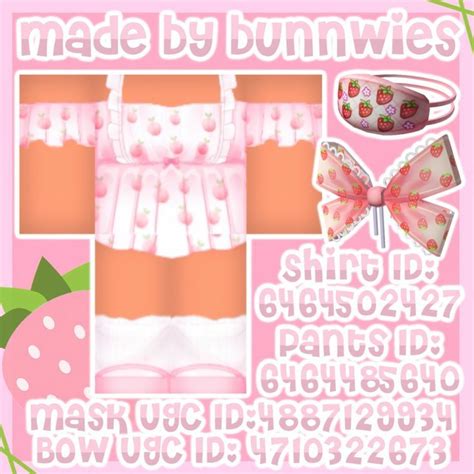 Strawberry Outfit Cute Strawberry Outfit Bloxburg Decal Codes